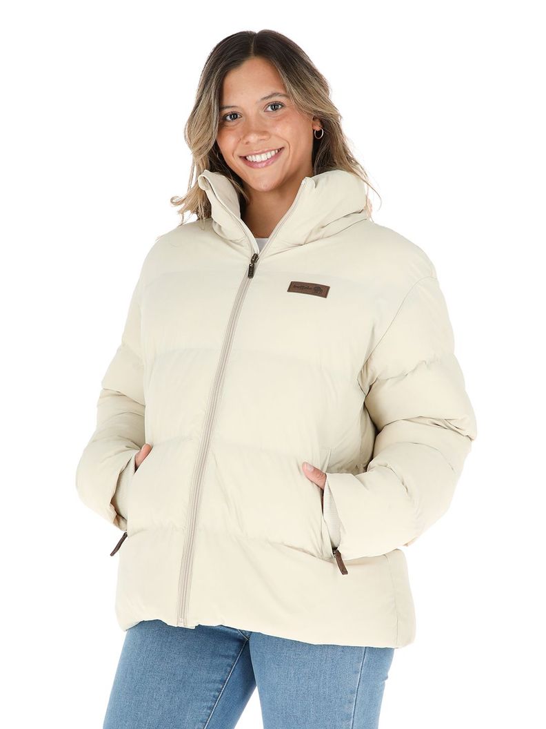 Chaqueta Profa Beige Mujer-0