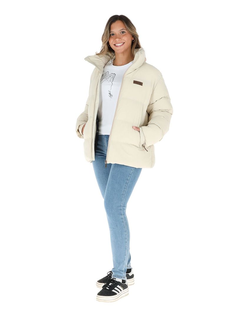 Chaqueta Profa Beige Mujer-1