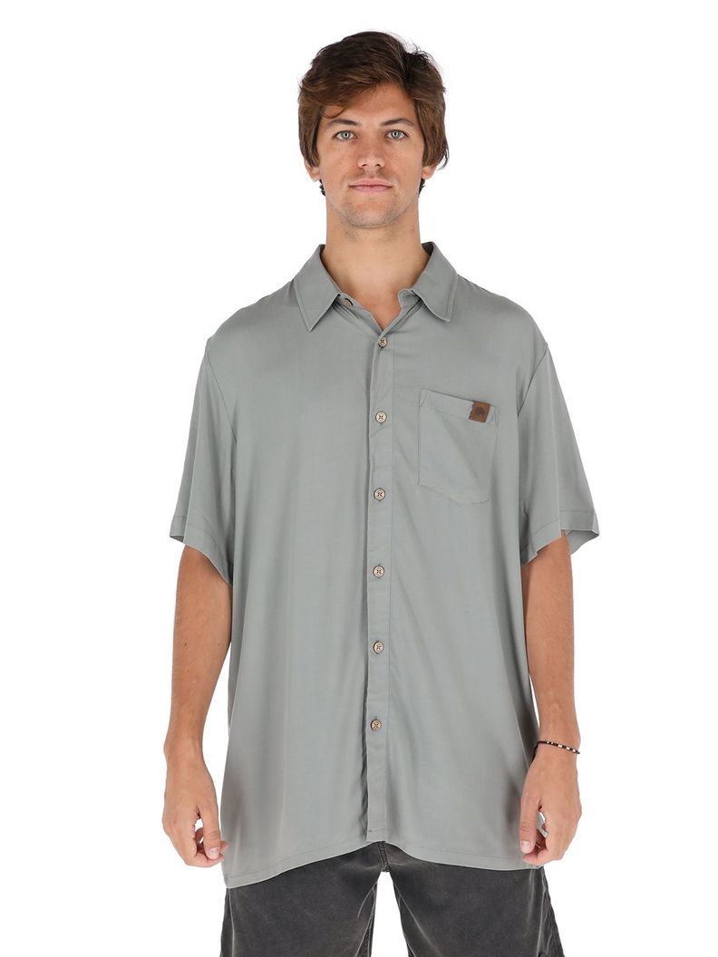 Guayabera Peteroa Gris Claro Hombre-0