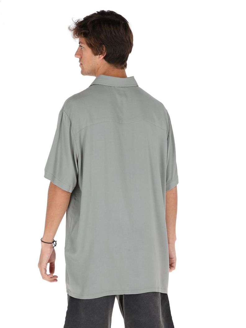 Guayabera Peteroa Gris Claro Hombre-2