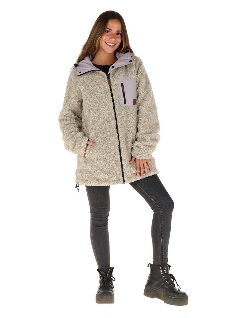 Parka Impermeable Reversible Camaleon 2 Mujer Buffalo-5