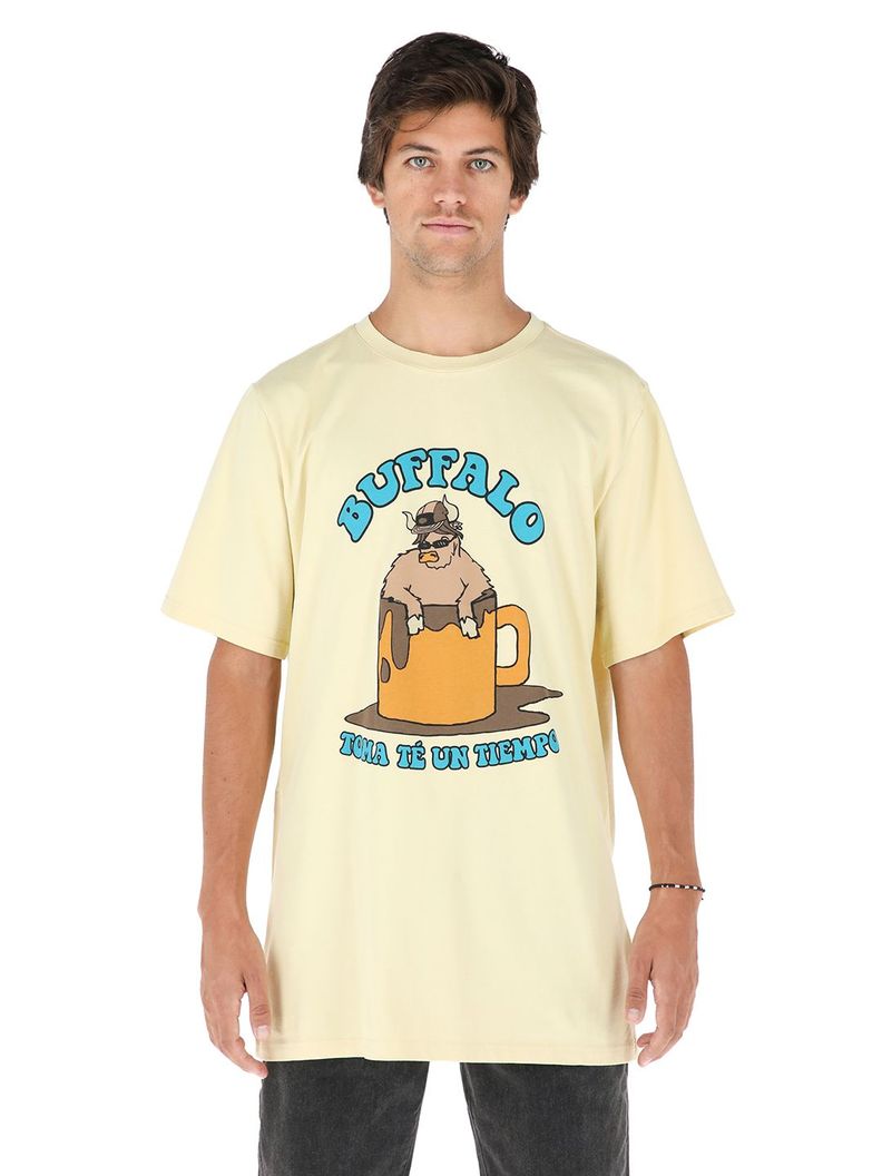 Polera Buffee Amarillo Hombre-0