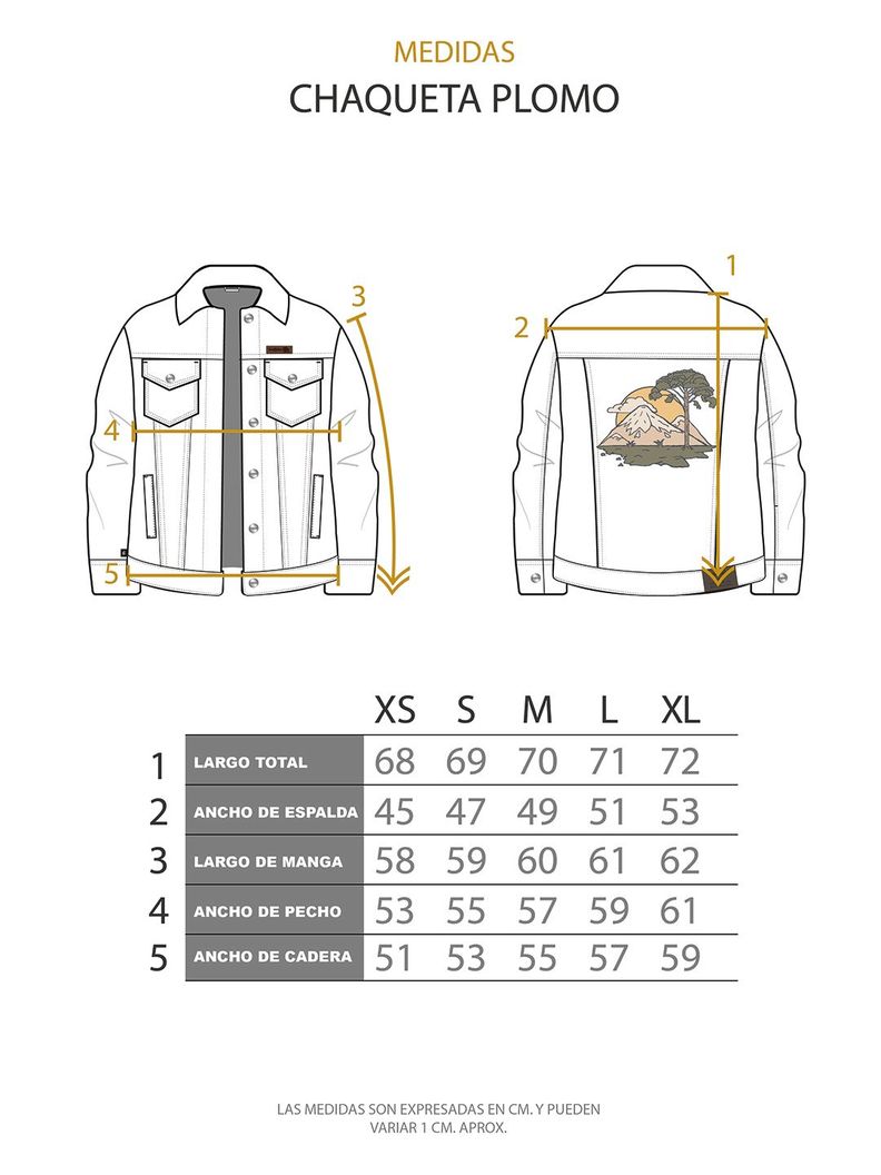 Chaqueta Plomo Celeste Mujer-4