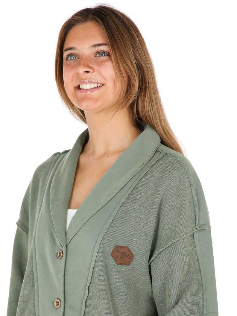 Poleron Lascar Verde Mujer-3