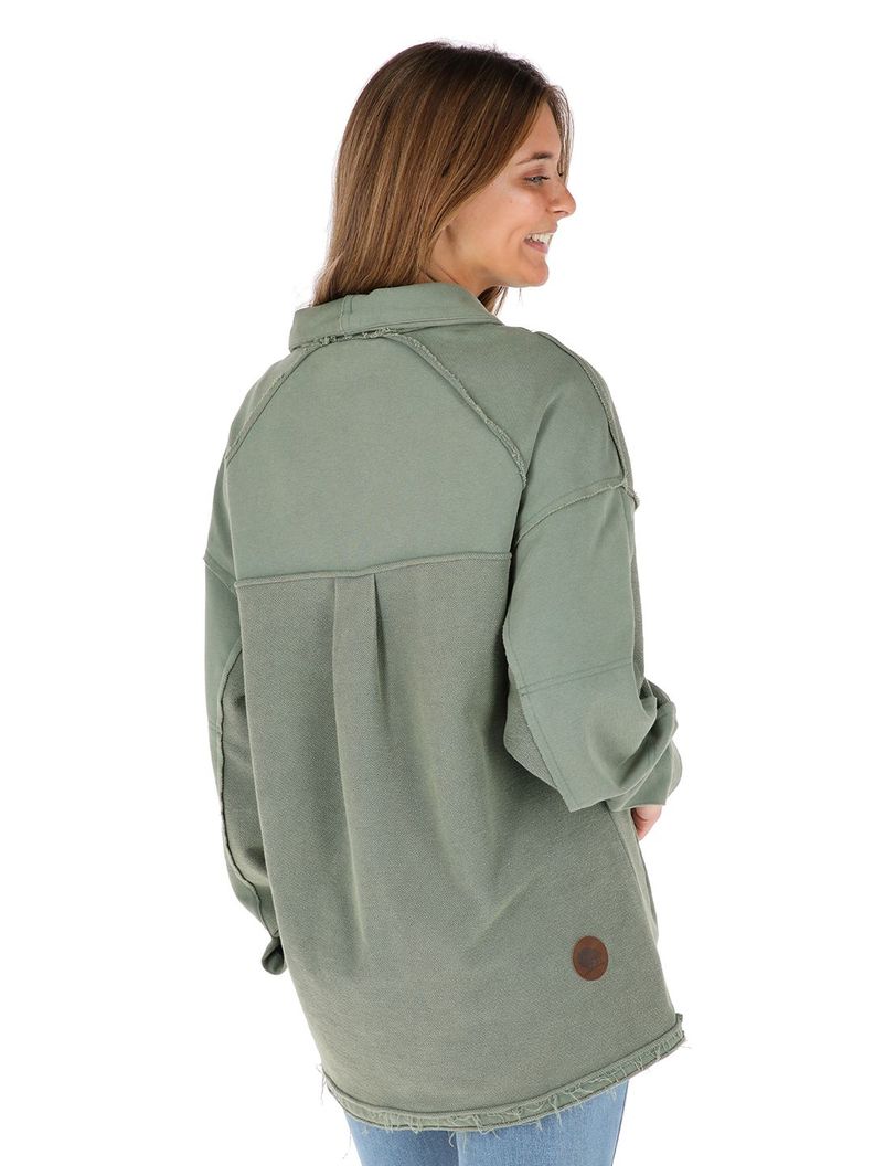 Poleron Lascar Verde Mujer-2