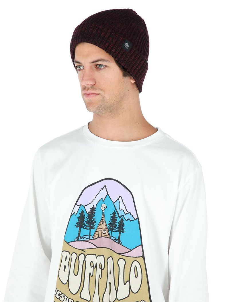 Gorro Calafate Burdeo Jaspeado Unisex-3