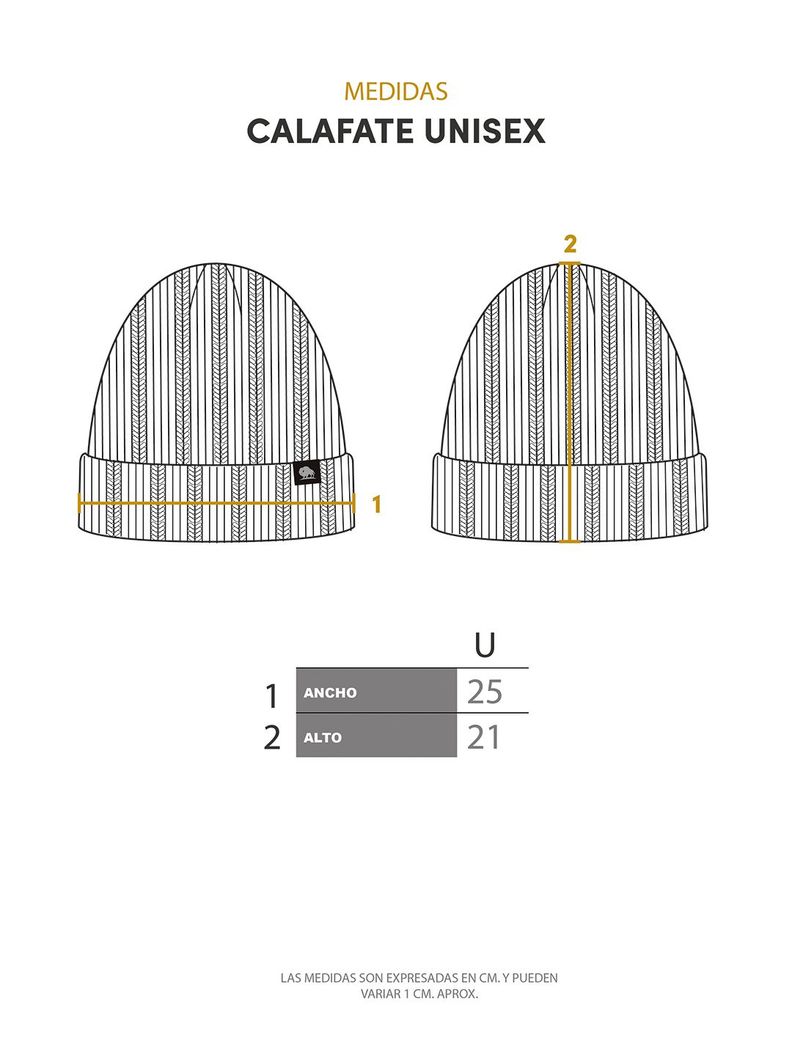 Gorro Calafate Burdeo Jaspeado Unisex-6