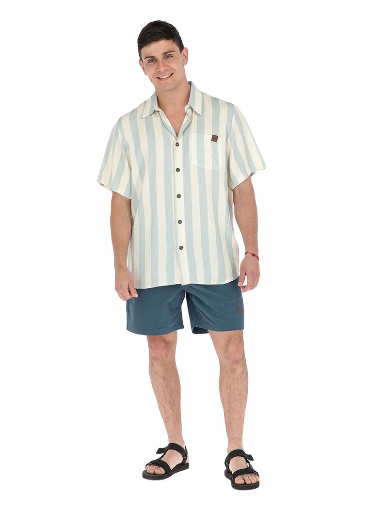Guayabera Opal Beige Hombre Buffalo-1