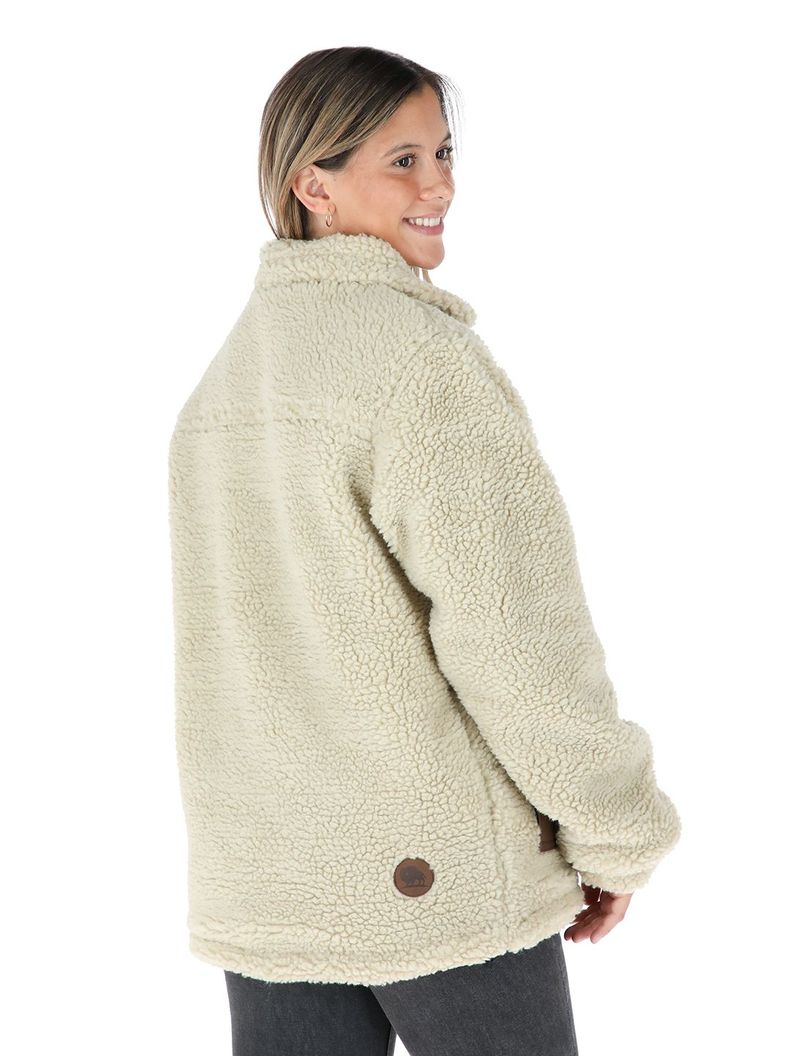 Chaqueta Chepu Beige - Negro Mujer-2