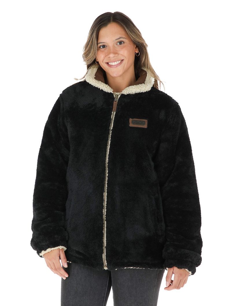 Chaqueta Chepu Beige - Negro Mujer-4