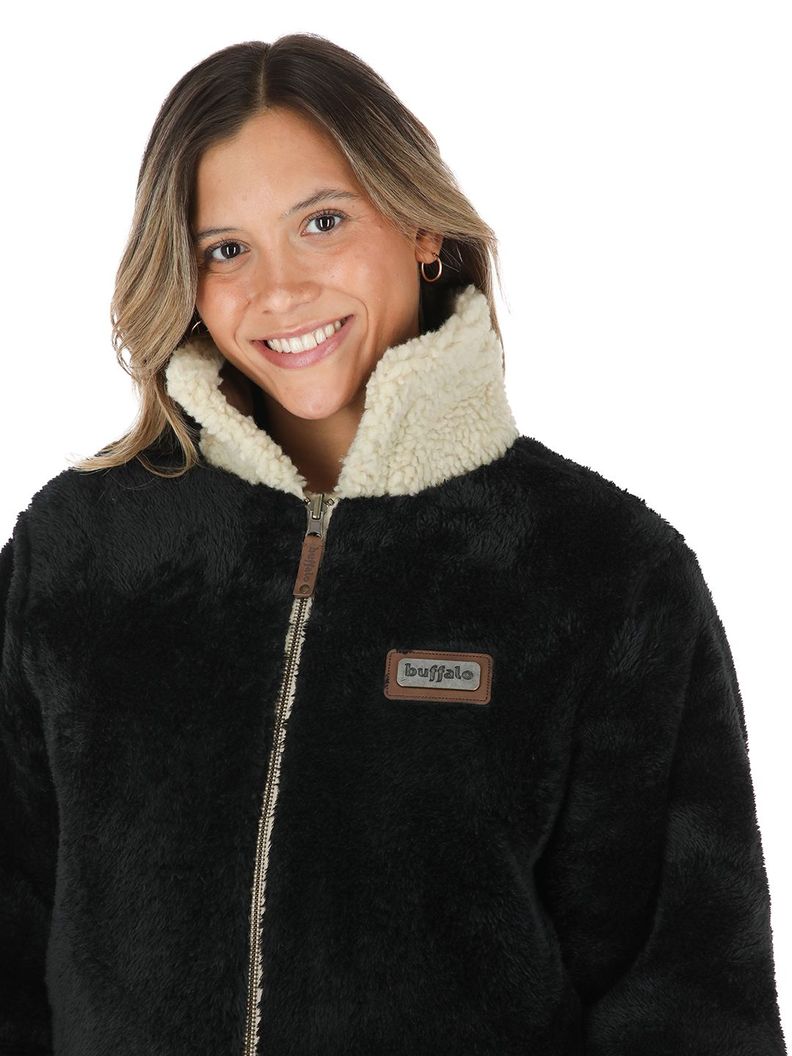 Chaqueta Chepu Beige - Negro Mujer-7