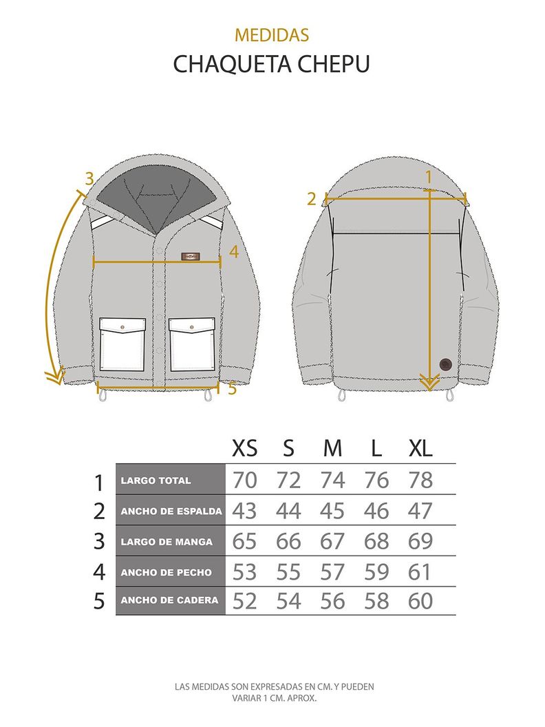 Chaqueta Chepu Beige - Negro Mujer-8