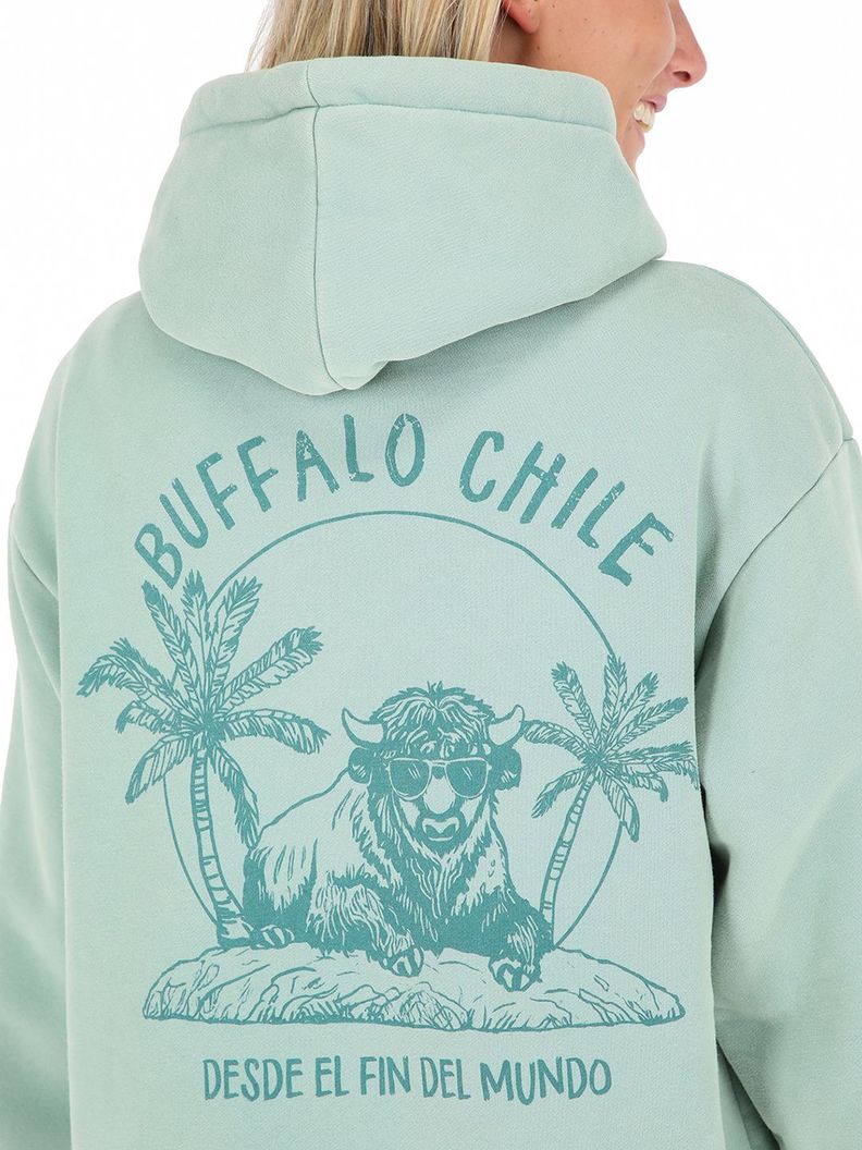 Poleron Aurum Celeste Mujer Buffalo-3