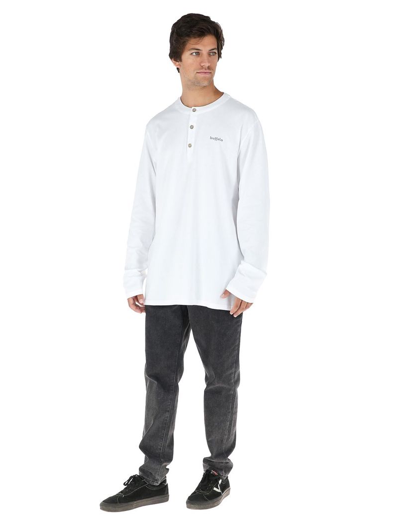 Polera Picuda Blanco Hombre-1