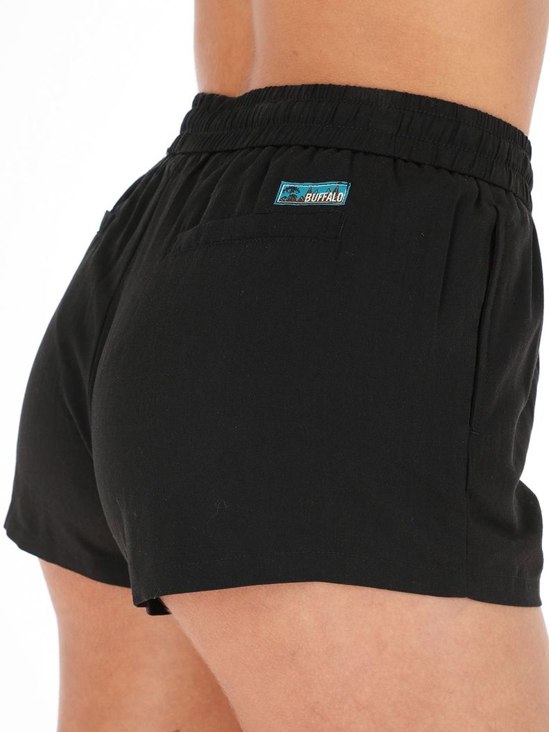 Short Buffalo Negro Mujer-3