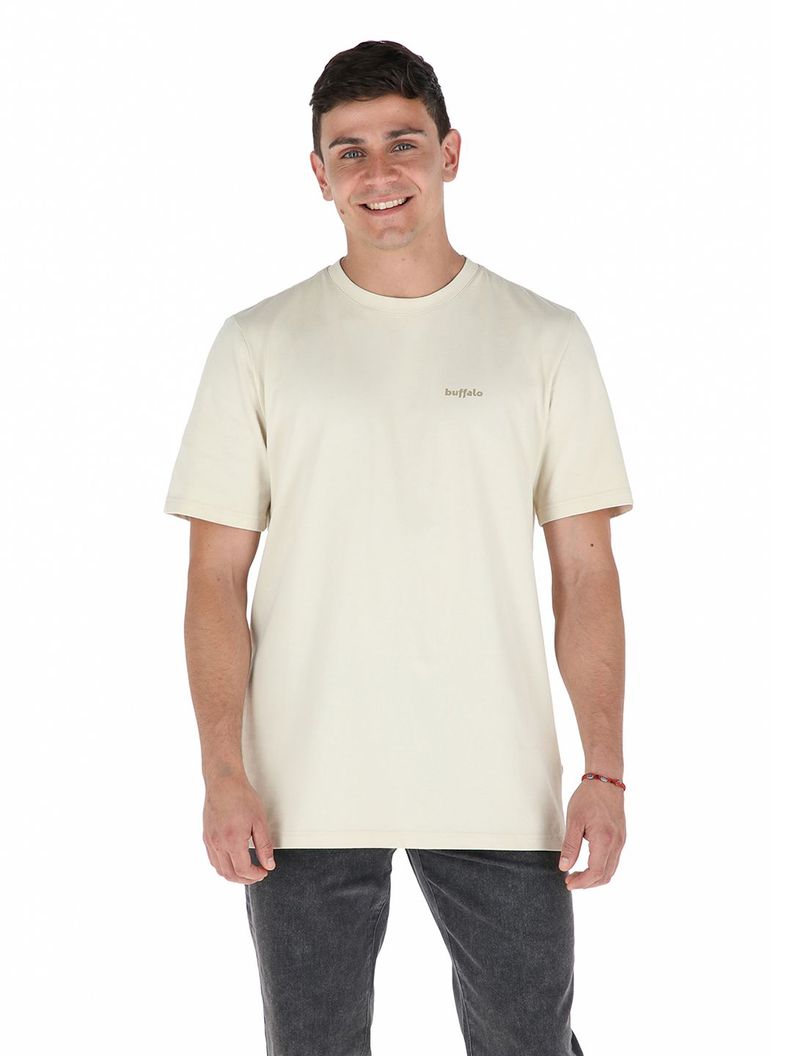 Polera Atardecer Beige Hombre Buffalo-0