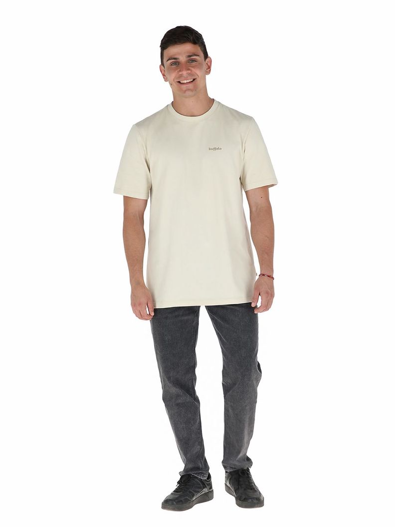 Polera Atardecer Beige Hombre Buffalo-1