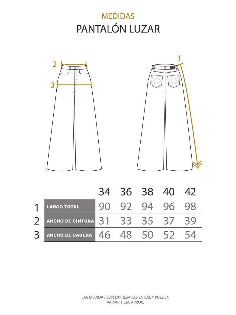Pantalon Luzar Beige Mujer Buffalo-4