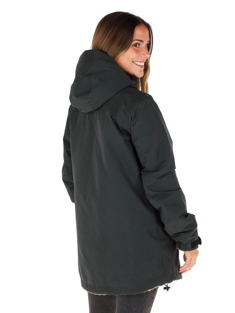 Parka Impermeable Reversible Camaleon Mujer Buffalo-2