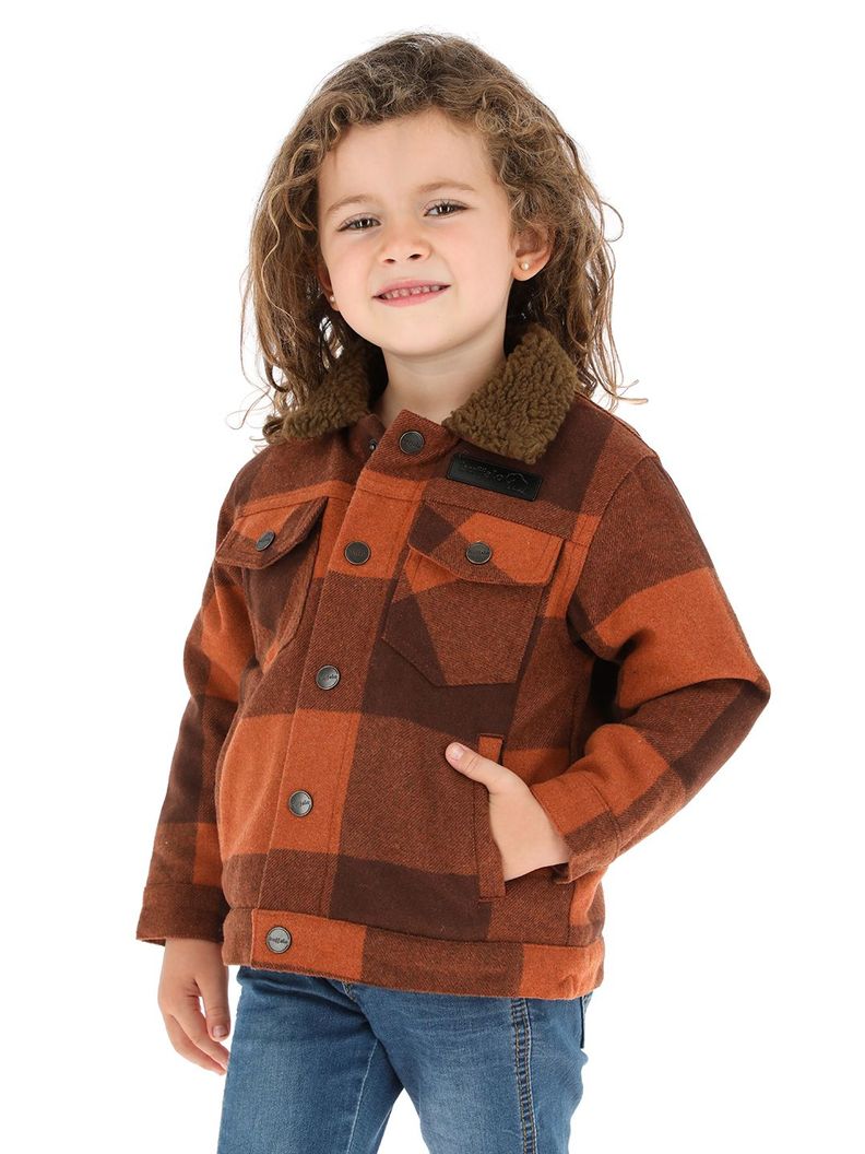 Chaqueta Cazador 2 Terracota Niños-1