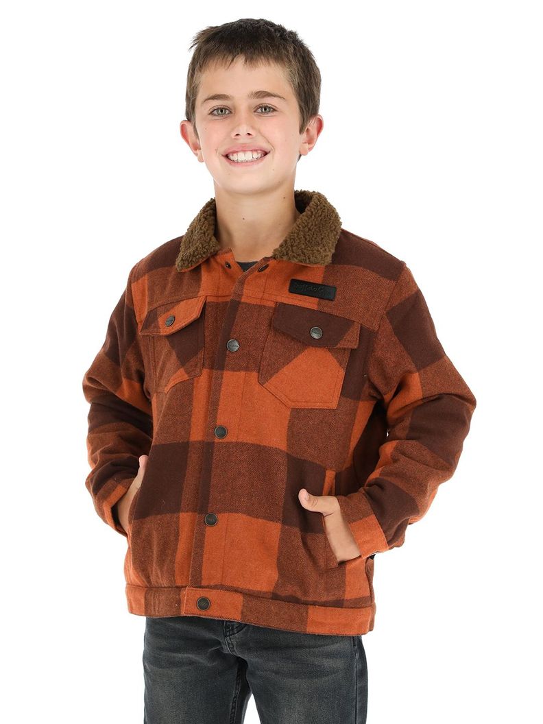 Chaqueta Cazador 2 Terracota Niños-2