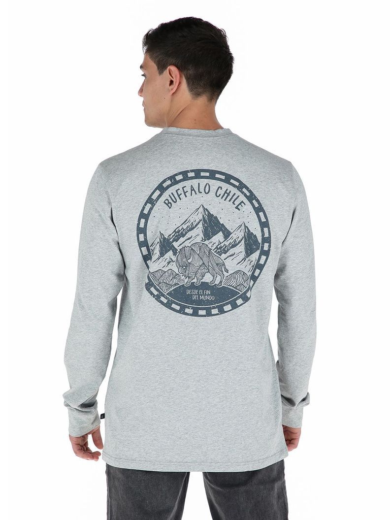 Polera Rem Gris Hombre Buffalo-2