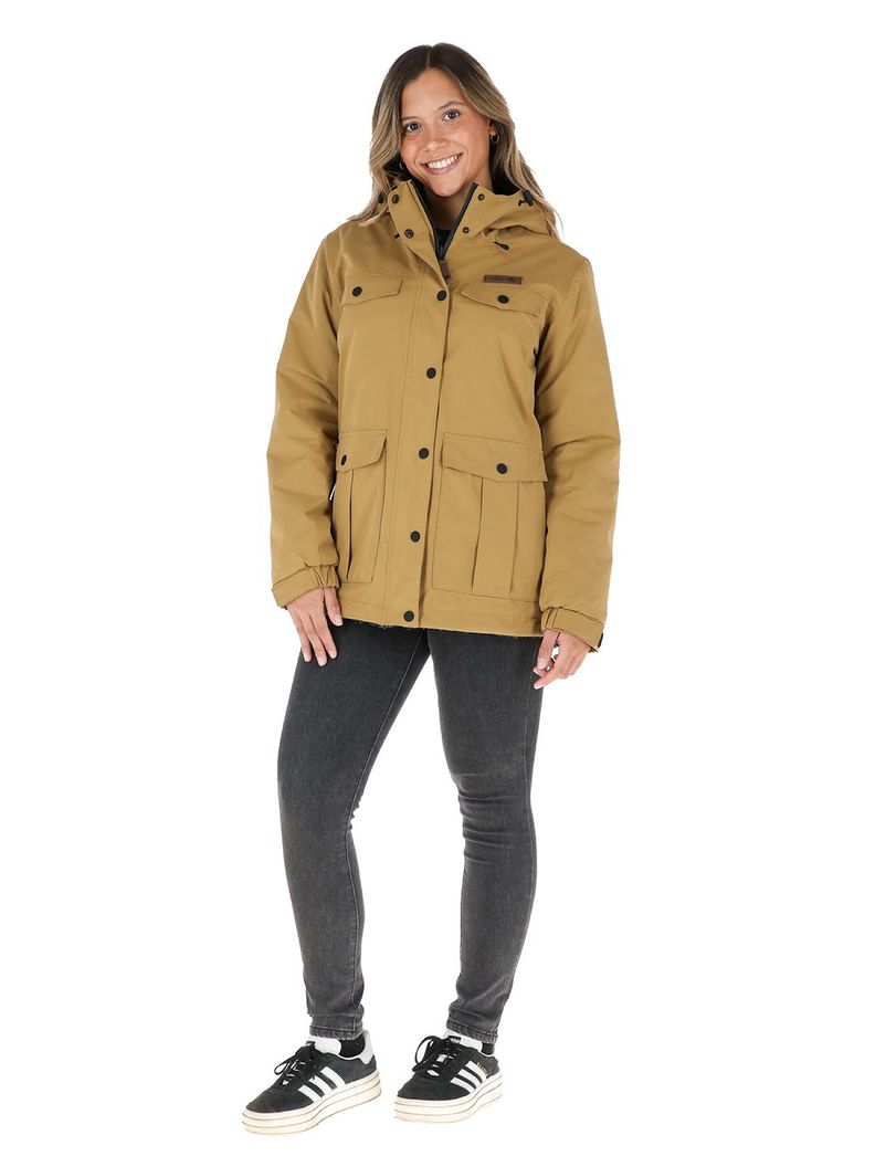 Chaqueta Tepu Mostaza - Negro Jaspeado Mujer-1