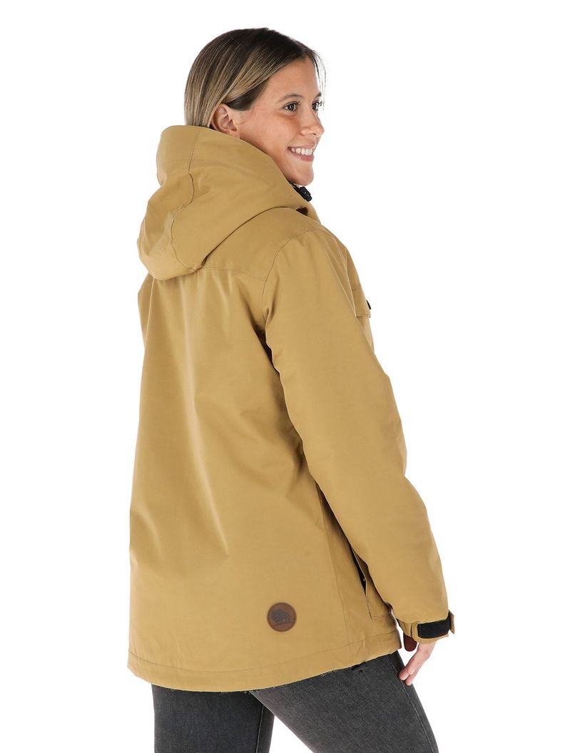 Chaqueta Tepu Mostaza - Negro Jaspeado Mujer-2
