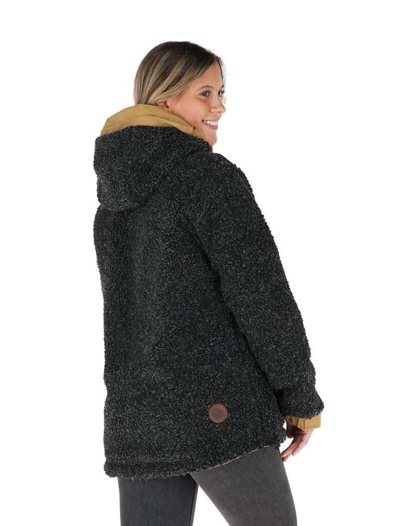 Chaqueta Tepu Mostaza - Negro Jaspeado Mujer-6