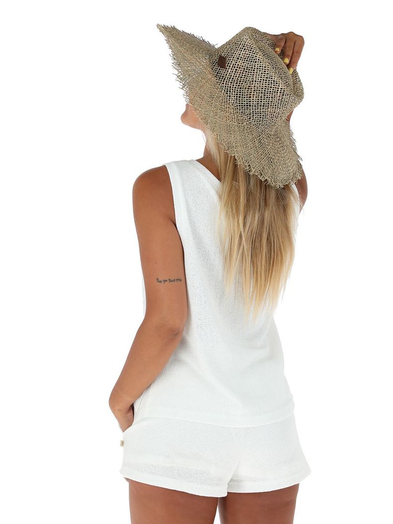 Sombrero De Paja Colihue Crudo Mujer-2