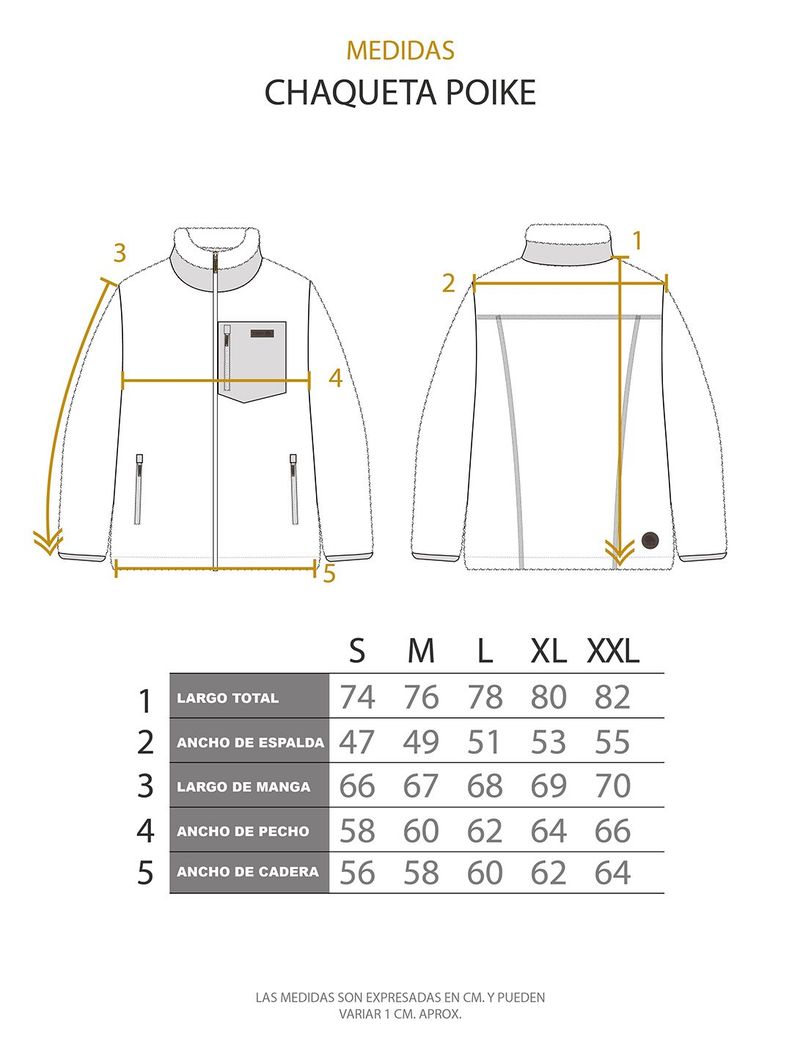 Chaqueta Poike Beige Hombre-4