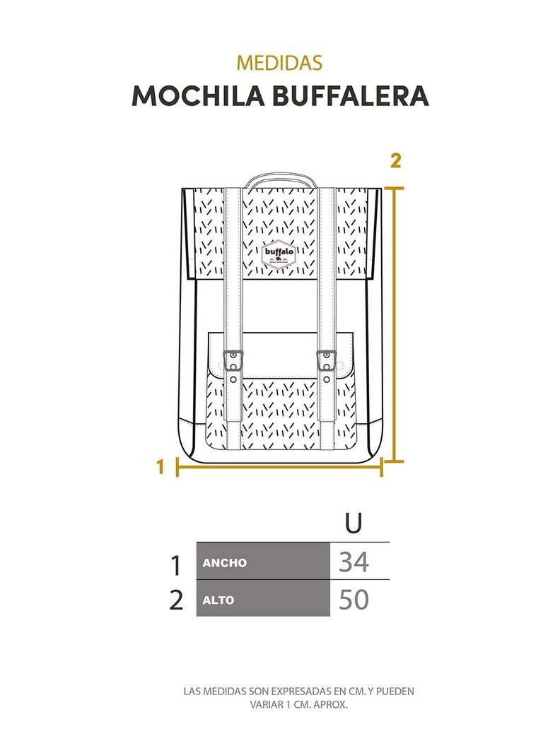Mochila Buffalera Lana Jaspeado-6