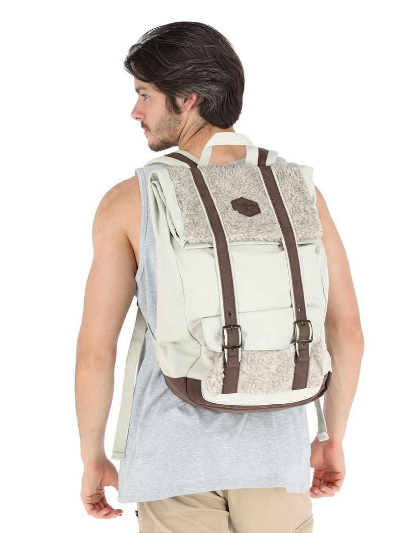 Mochila Buffalera Lana Jaspeado-0