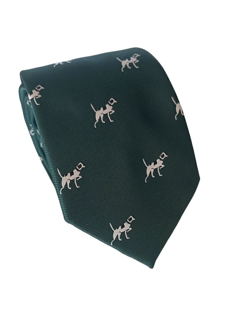 Corbata verde oscuro Pointer Luciacorbatas-1
