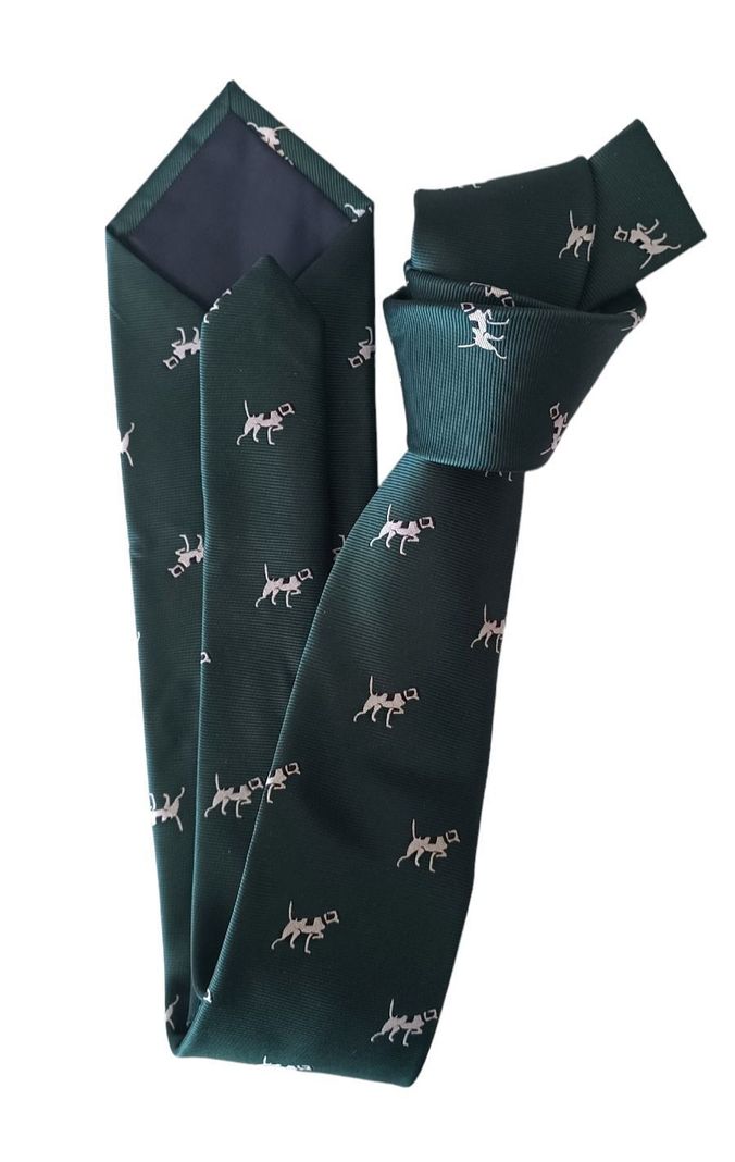 Corbata verde oscuro Pointer Luciacorbatas