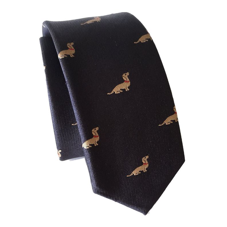 Corbata seda Salchilove Azul Marino