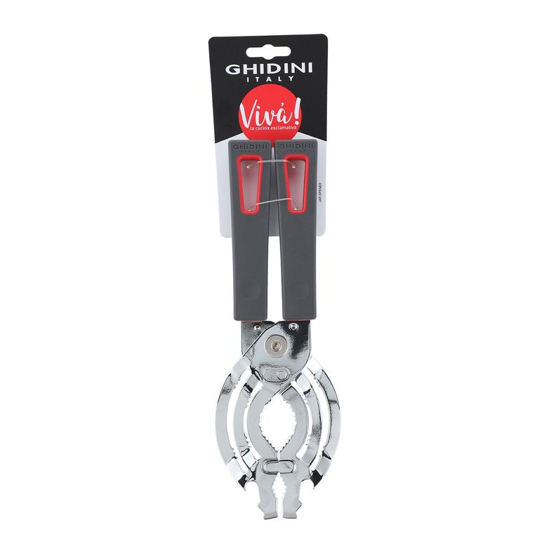 Abridor de tarros acero inox Viva Plata