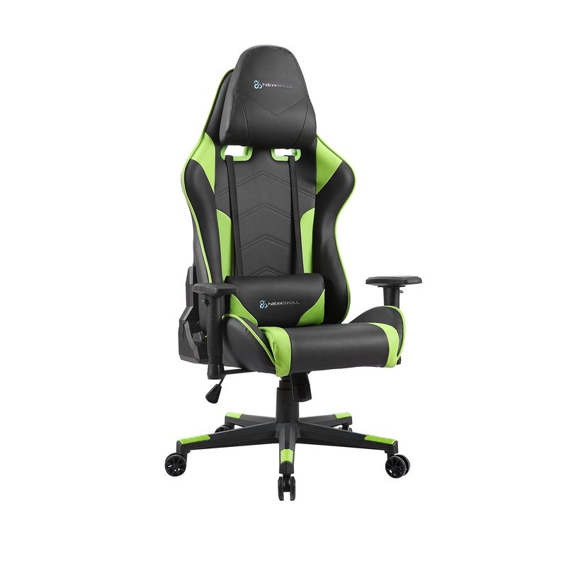 Silla Gamer Kitsune Verde/Negro-1