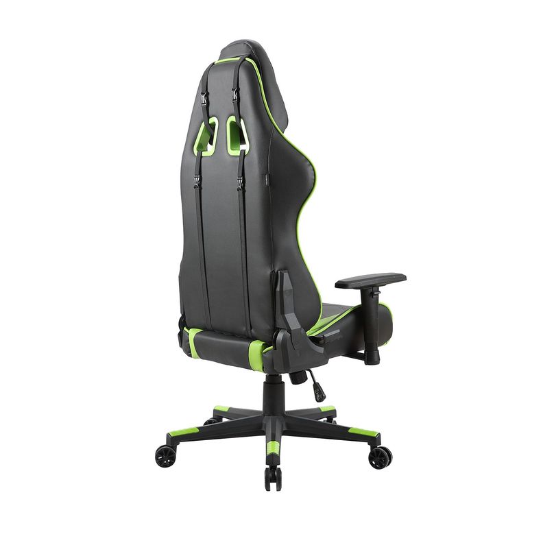 Silla Gamer Kitsune Verde/Negro-4