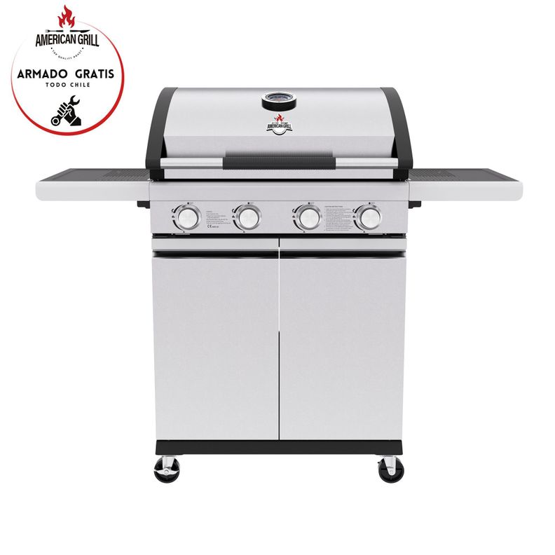 Parrilla a Gas 4 Quemadores New York Inox-3