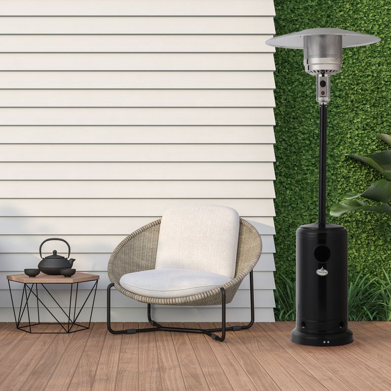 Estufa a Gas Exterior Terraza SETAX Negra-7