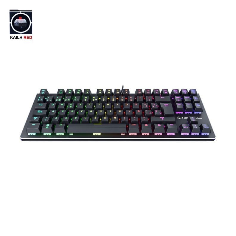 Teclado Gamer Negro Serike TKL-RGB Switch Outemu Red-1