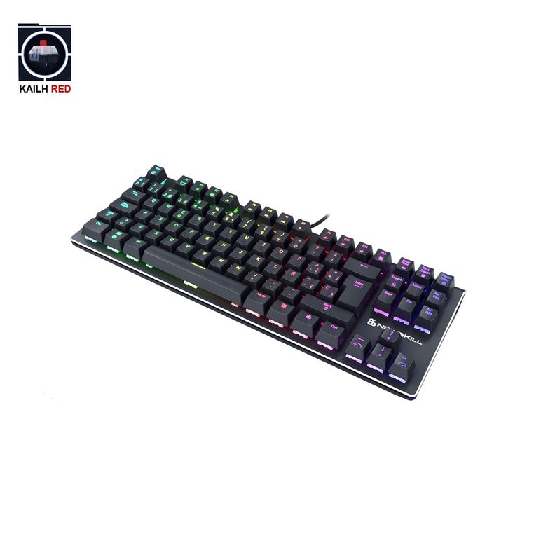 Teclado Gamer Negro Serike TKL-RGB Switch Outemu Red-3
