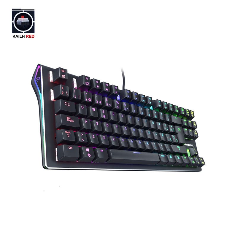 Teclado Gamer Negro Serike TKL-RGB Switch Outemu Red-4