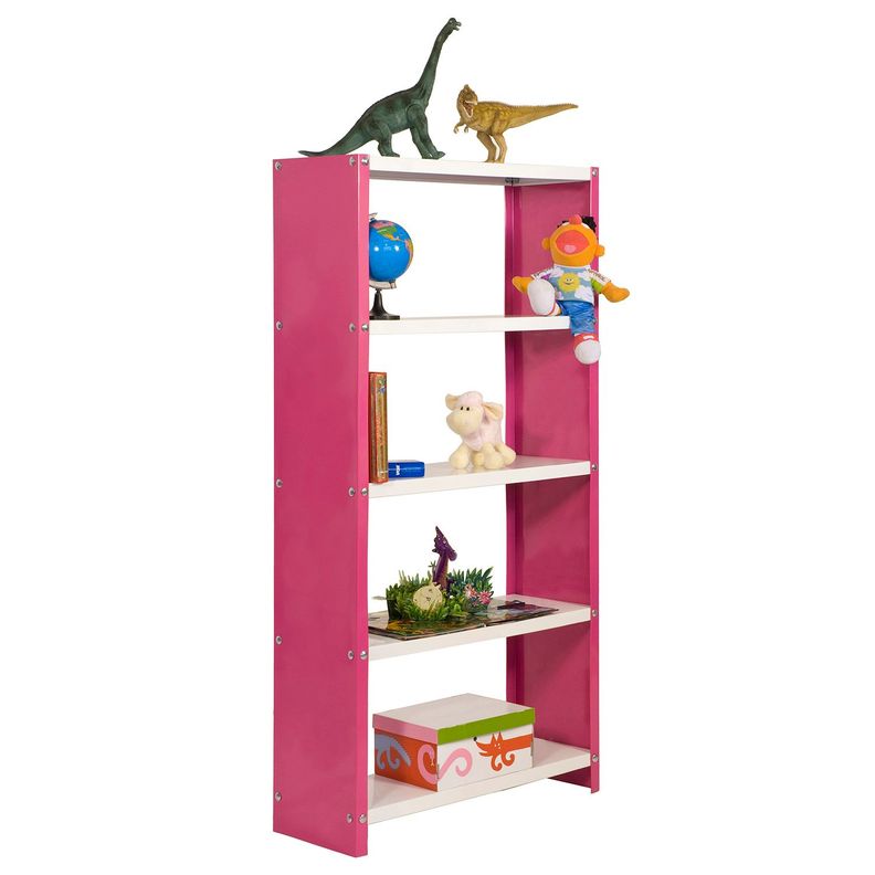 Estantería Habitat Plus 5/300 Rosa/Blanco-2