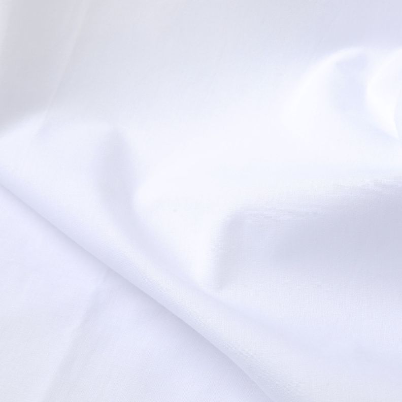 Set Sábanas 150 Hilos  Algodón Peruano  Percale Liso Blanco 2 Plazas-3