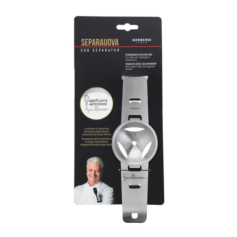 Separador de Huevos Acero Inox Massari Plata