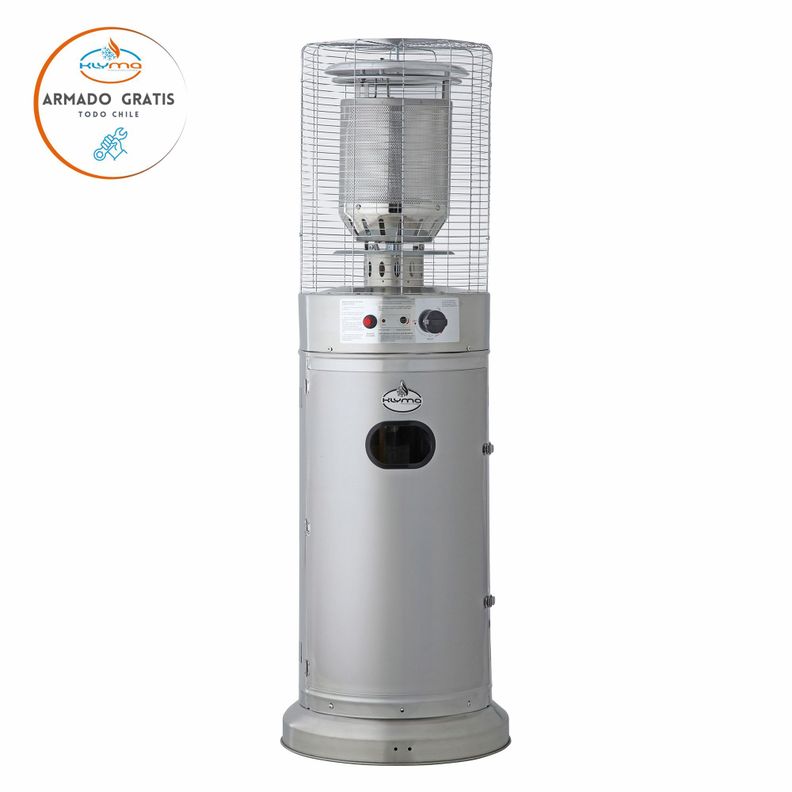 Estufa a Gas Exterior Terraza CILDRO LW Inox 1,35 metros-3