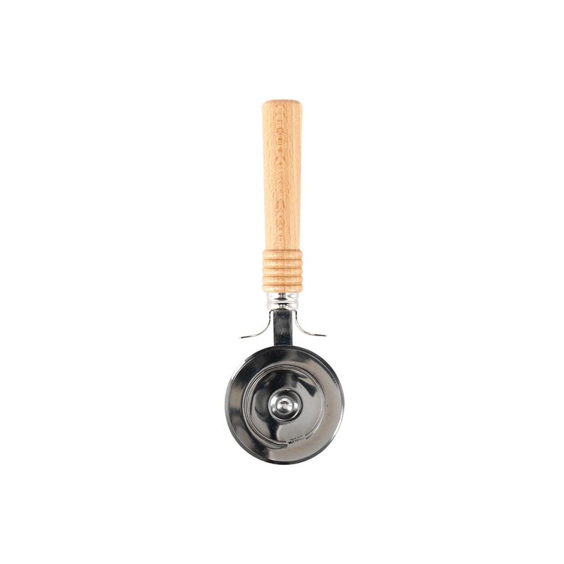 Cortador de Pizza Acero Inox Mango Madera-1