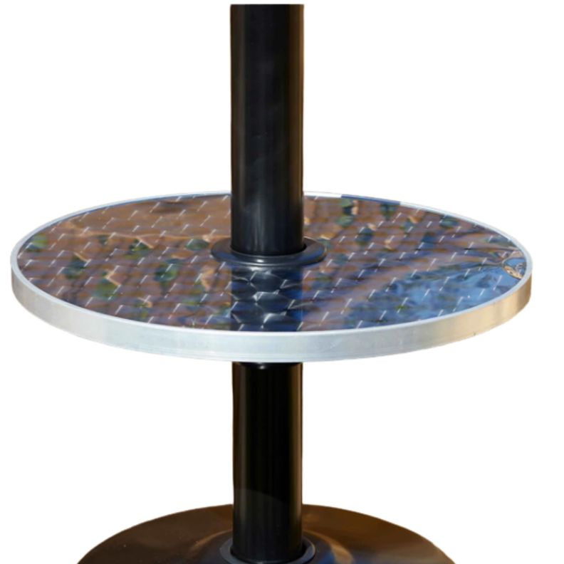 Mesa de acero inox para SETAX, diámetro 40 cm-1